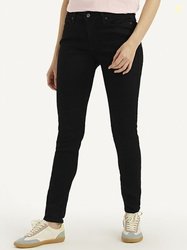Levis Women's 711 Black Skinny Fit Mid Rise Jeans