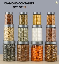 Sloppy Plastic Grocery Container  - 1200 ml, 650 ml, 350 ml (Pack...mo
