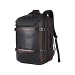 Gear Turbo 4 19″/40L Large Water Resistant Anti Theft Laptop Backpack with Raincover | Casual Backpack | Daypack | Travel Backpack | College Bag For Men/Women (Brown – Black)