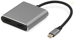 Etzin 2 in 1 Type C to Duall HDMI Adapter(EPL-310TC-001) Media St...mo