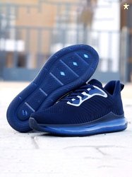 bacca bucci Men Navy Blue Air Bounce Comfort Outsole Mesh Training or