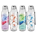 MILTON Helix 1000 Pet Water Bottle 1 Litre Each BPA Free, Leak Proof, Office Bottle Home Kitchen Travel Bottle, Set of 4, Assorted