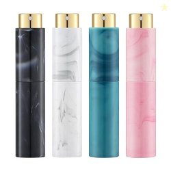 10ML Perfume Atomizer Travel (4 PCS), Refillable Cologne Containers, D