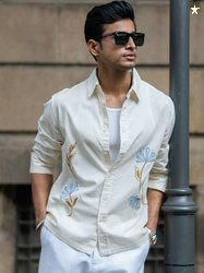 Powerlook Men Embroidered Lightweight Shirts