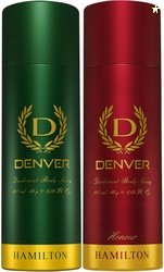 DENVER Hamilton and Honour Body Spray  -  For Men (360 ml, Pack o...mo