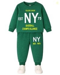 KUCHIPOO Boys Regular Fit Cotton T-Shirt and Trackpant Set