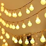 fizzytech Bubble Ball String Lights â 15 LED, 3M Warm White | LED Lights for Decoration, Diwali Lights for Bedroom, Balcony, Party, Christmas, Home, Main Door & Outdoor Use