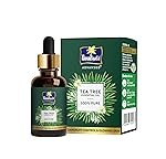 Parachute Advansed Tea Tree Essential Oil | 100% Pure| for Dandruff Control & Glowing Skin | Moisturises dry hair, Controls Dandruff, for Healthy & Clear looking Skin | 14ml