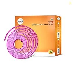wipro Garnet 10 Meter Led Strip Light| 120 LEDs/Mtr | Pink | Ip65-Wate