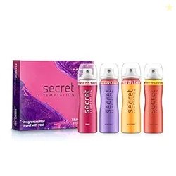 Secret Temptation Travel Pack with Pink, Romance, Mystery and Passion