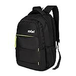 Safari Snap 35L Laptop Backpack Bag for Men & Women, School Bag for Boys & Girls, Ideal for Office use/School/College, 3 Compartment Formal Backpack with Bottle Holder & Front Pockets, Color Black