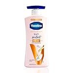 VASELINE Sun Protect SPF 50 PA++++ Lotion, 400ml, for Skin Protection from Harsh Sun, with Niacinamide, Vitamin C & E, Reduces Tan Lines, Non-Sticky and Lightweight, for Men & Women