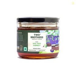 Two Brothers Organic Farms Indian Berry Honey, Raw Mono-Floral Unfilte