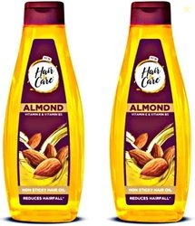 HAIR & CARE Almond Vitamin E & B5 Non Sticky Hair Oil 500ml 2pc H...mo