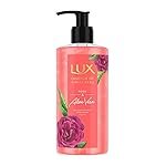 LUX Rose & Aloe Vera, Shimmering Body Wash, 400 ml, for Bright and Soft Skin, with 100% Natural Origin Rose Extract & Aloe Vera, Soap-Free, Paraben-Free, Plant Based Cleanser