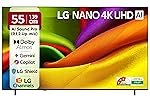 LG 139 cms (55 inches) NU87 AI Series Nano 4K Ultra HD Smart webOS VA LED TV 55NU870BPLA