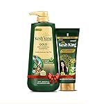 Kesh King Gold Anti Hairfall Kit, Reduces Hair Fall, Makes Hair Strong, Strengthens, Nourishes & Conditions Hair, For Soft, Smooth & Voluminous Hair, for men and women, 800 ml