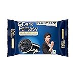 Sunfeast Dark Fantasy Vanilla CrÃ¨me, 237g, Dark Crunchy Biscuit with Smooth Vanilla CrÃ¨me