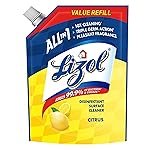 Lizol Disinfectant Surface & Floor Cleaner Liquid Refill Pack, Citrus – 1800 ml