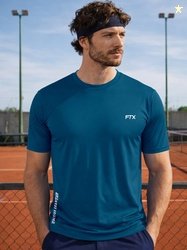 FTX Men Typography Printed Dri-FIT T-shirt