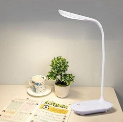 Gesto Plastic LED Study Lamp Rechargeable,Table Lamp for Study Room, D