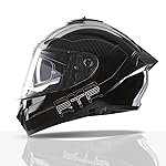 TVS Racing Hurricane Series Full Face Dual Visor Helmet for Men | Premium Bike Helmets with ABS Shell | Quick Release System | Aerodynamic Design | ECE, DOT & ISI Certified