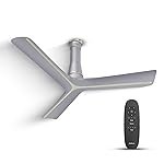 Havells Inveno LX 1200 mm BLDC Ceiling Fan|ABS Aerodyanamic Blades|Telescopic Canopy|Timer, Breeze,Sleep,MOP Modes|Reverse Feature|100% Copper Wire Motor|Free Installation|2 Year Warranty(Matt Mist)