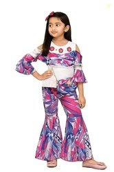 CHRYSANTHEM Adorable Baby Top & Bottom Set | Printed Casual pink 6-7 y
