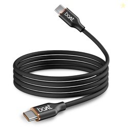 boAt New Launch Type-C C800 Magnetic Coiling Cable w/ 60W/3A Fast Char