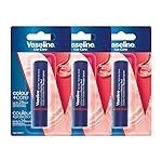 Vaseline Colour+Care Kissing Red Tinted Lip Balm Stick 3g (Pack of 3)