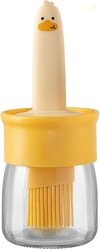 Cute Duck Olive Oil Dispenser Brush Bottle  200ml Plastic Container wi