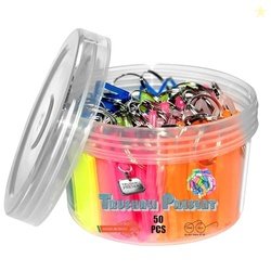 TRUSHALI PRESENT 50 Pcs Key Tag Multicolor Keyring & Keychain With Nam