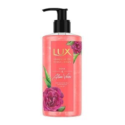 LUX Rose & Aloe Vera, Shimmering Body Wash, 400 ml, for Bright and Sof