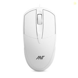 Ant Globe 10 Wired Optical Mouse with 1200 DPI, USB Connectivity, Ligh
