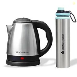 Wonderchef Acura Stainless-steel Kettle 1.5L + Sippy Stainless-steel B