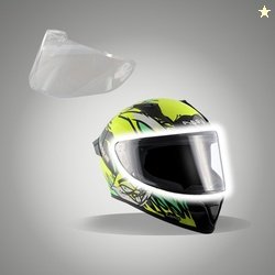 VEGA Clear visor for Bolt and Bolt Decor/Graphics Clear Visor for...mo