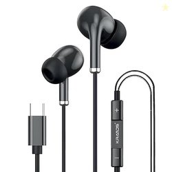 Kratos Tune V5 C Type Earphones Wired, 13mm Bass Drivers Earphone, Inl