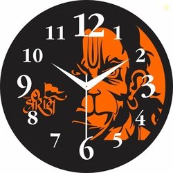 Gulabi Art Analog 30 cm X 30 cm Wall Clock (Multicolor, With Glas...mo