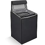 Robustt Top Load Fully Automatic Washing Machine Cover for 6 kg, 6.5 kg, 7kg & 7.5 kg (Grey) | Waterproof & Dustproof Polyester Fabric with Zipper | Protection Cover | 59 x 59 x 86 cms