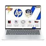 HP Smartchoice OmniBook 5 OLED (Previously Pavilion), Snapdragon X Processor (16GB LPDDR5x, 512GB SSD) 2K, 14”/35.6cm, Win11, M365(1yr)* Office24, Silver, 1.35kg, he0014QU, Next-Gen AI Laptop