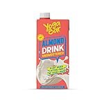 Yogabar Unsweetened Almond Drink 1 ltr | Lactose Free | No Added Sugar |Gluten Free | No Preservatives | Barista Approved | Zero Cholesterol | Dairy Free| Source of Calcium & Vitamins | Almond Beverage Unsweetened