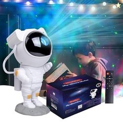 Desidiya Astronaut Star Projector Galaxy Night Light with Remote Contr