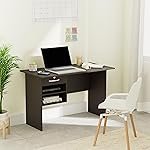 Solimo Altamore Engineered Wood Study Table and Office Desk with Drawer and 2 Shelves (Wenge Finish)