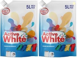 Active White Liquid Detergent - 5L Mega Pack | Lavender Fragrance | Fr