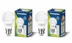 Crompton Dyna Ray LED Bulb | 5W | Cool Day Light | B22 Base | 180 Degree Coverage | 4kV Surge Protection | 440V High Voltage Protection | Pack of 2