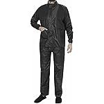 BENAVJI Menâs Waterproof Rain Wear Combo | Hooded Raincoat Suit with Pants for Riding, Camping & Travel