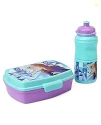 STRIDERS STOR 2PCS BTS Frozen Ice Magic Lunch Box & 420ml Water Bottle