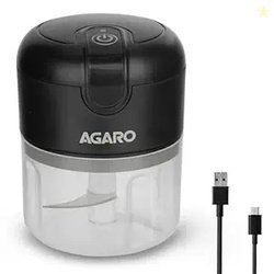 AGARO Elite Rechargeable Mini Electric Chopper, Food Grade Bowl, Stain