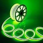 One94Store 4 Meter LED Neon Strip Light â Green | Plug-in Powered Flexible Waterproof Rope Light DC 5V | Ambient LED Lighting for Home, Bedroom, DIY Decor, Party & Gaming Room