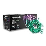 Panasonic Plastic Deco Fancy 10 Mtr LED String Light for Diwali, Decorative LED String Light for Ganesh Chaturthi, Christmas Decoration Light (Green)